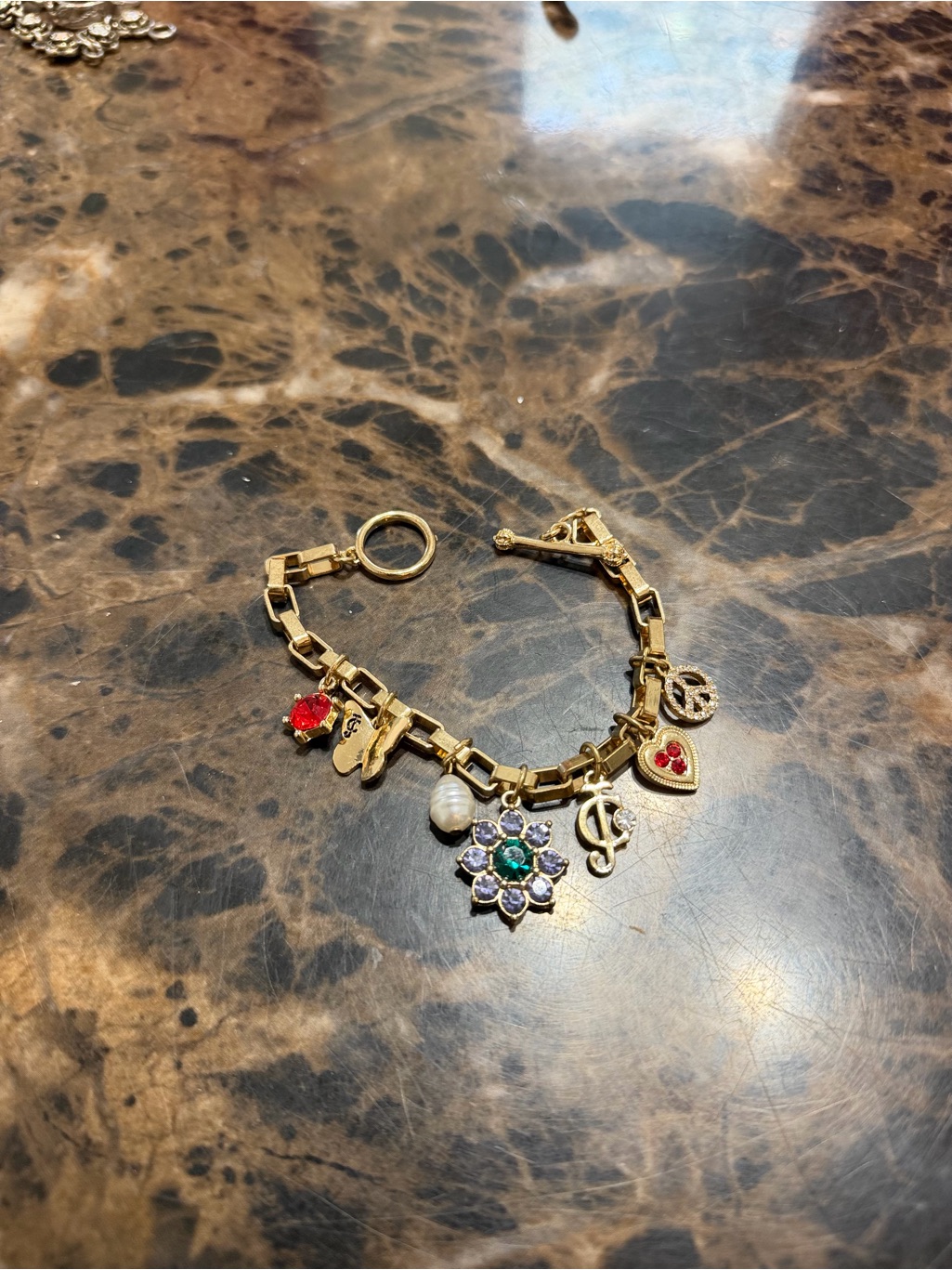 Vintage Juicy Couture Y2k Charm Bracelet